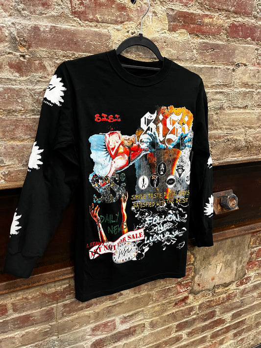 SiSi”Luxury Clutter”Graphic Tee
