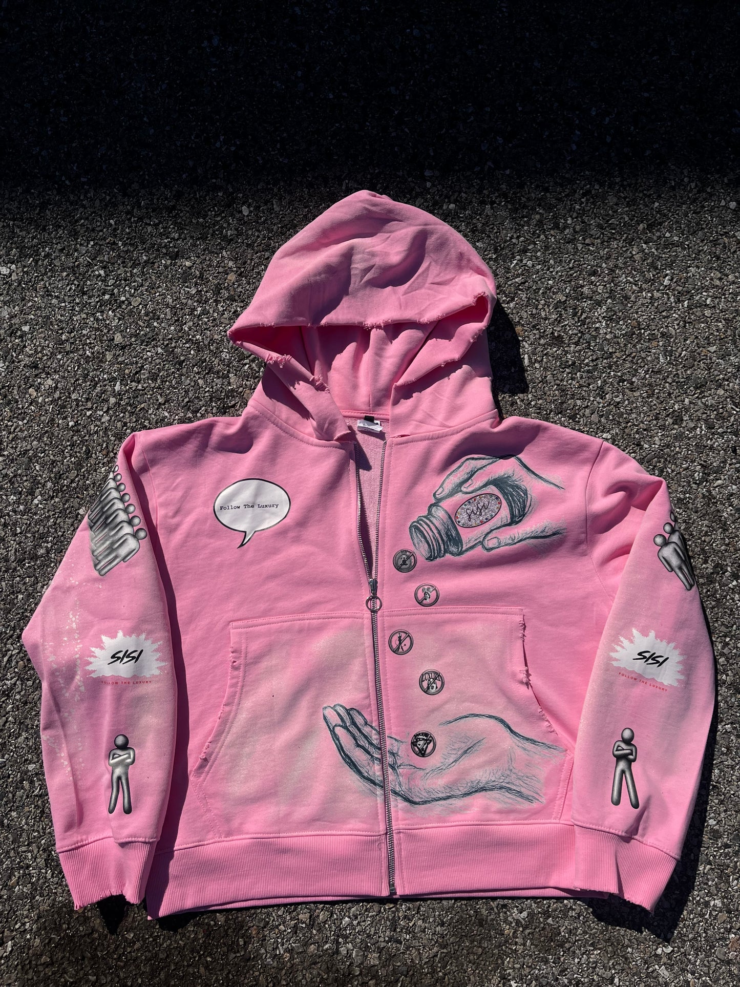 SiSi”Luxury is a Drug”Hoodie